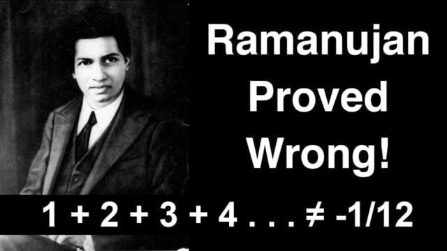 ramanujan proved wrong