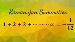 Read more about the article Strange Ramanujan Summation 1 + 2 + 3 + 4 +… … … = -1/12