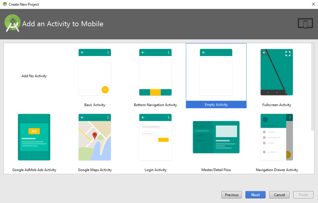 adding-an-activity-in-android-studio-project | Scienceteen