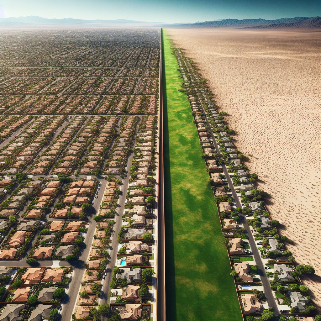 Read more about the article Dramatic Edward Burtynsky Image Reveals Stark Desert Divide